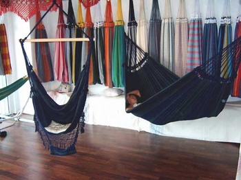 Hamac et Chaise  ASSORTIS vert/bleu marine